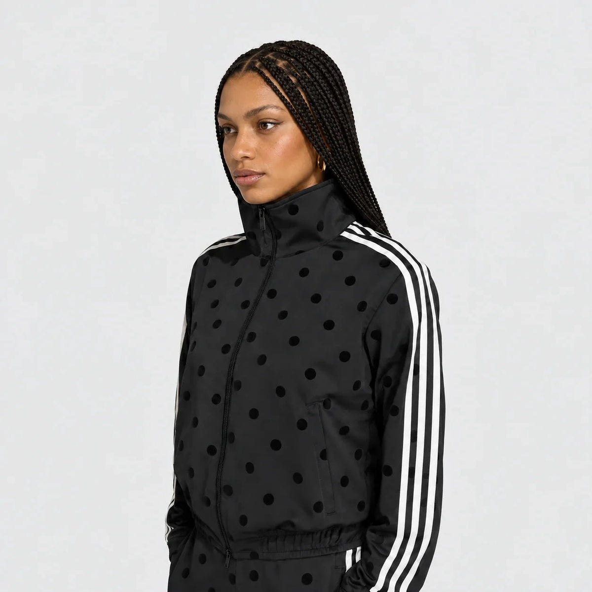 Satin Polka Dots Kit Black