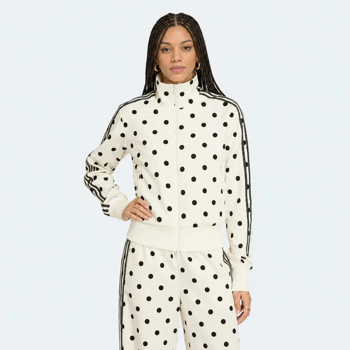 Satin Polka Dots Kit Off White