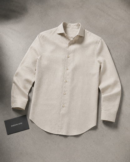 Maison Noir Atelier Linen-Blend Shirt — view 2